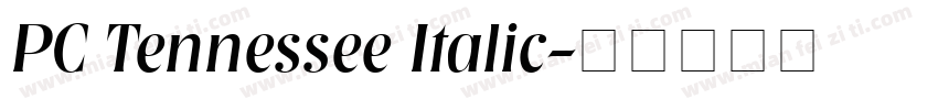 PC Tennessee Italic字体转换